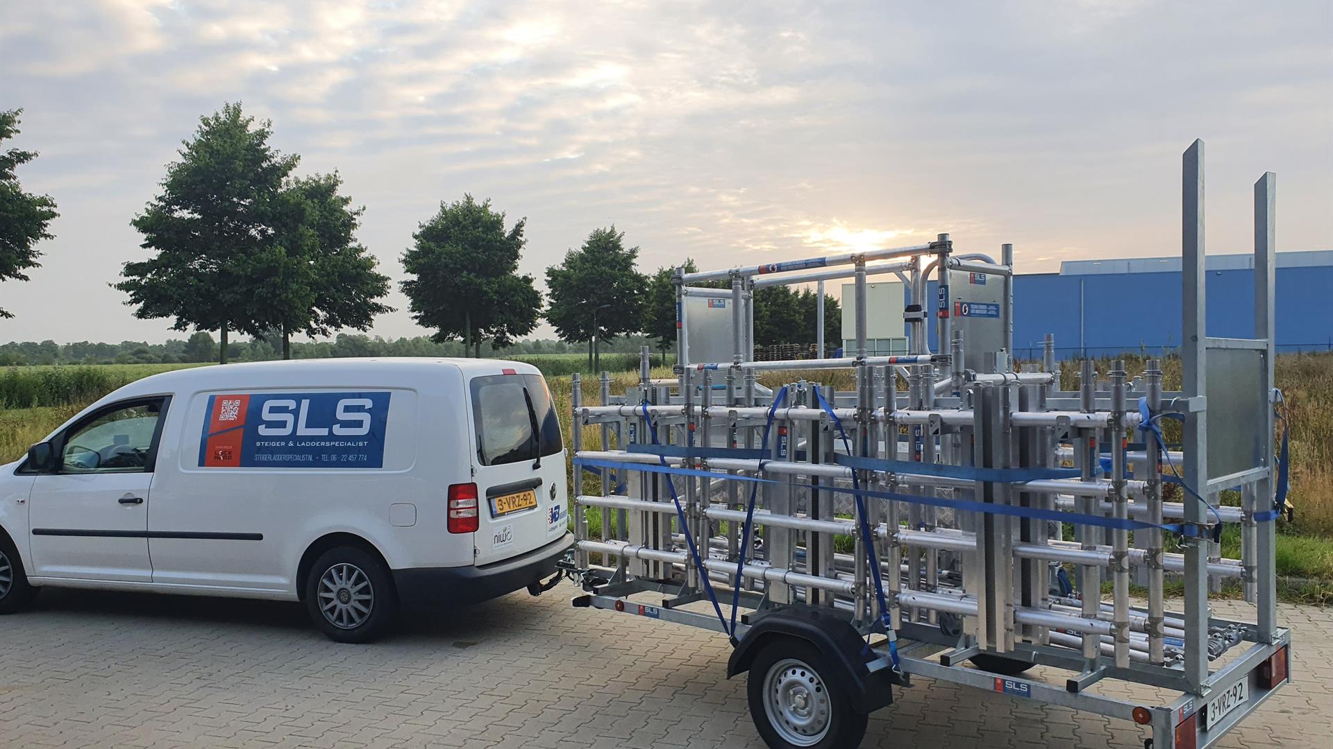 Our Rolling Scaffold Lift Trailer from SafeScaffoldLiftSpecialist.com