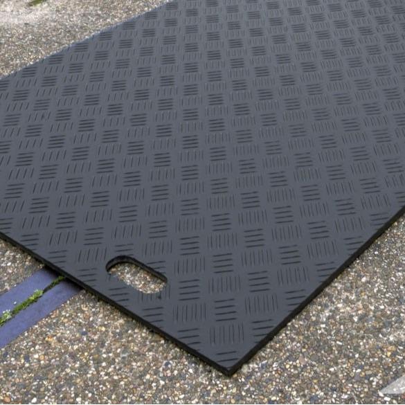Plastic track mats
