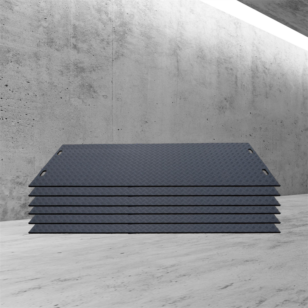 Plastic track mats