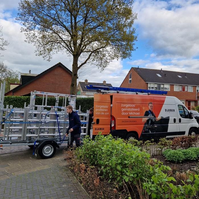 Mobile scaffold lift trailer type S/M